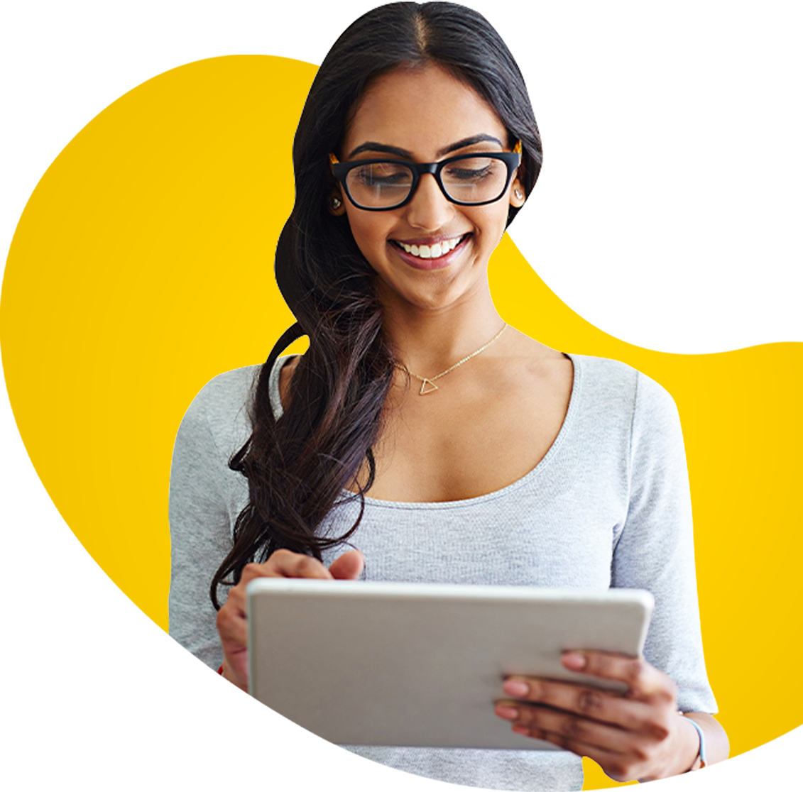 Lady on Laptop